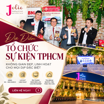 Địa Điểm Tổ Chức Sự Kiện TPHCM – Không Gian Đẹp, Linh Hoạt Cho Mọi Dịp Đặc Biệt