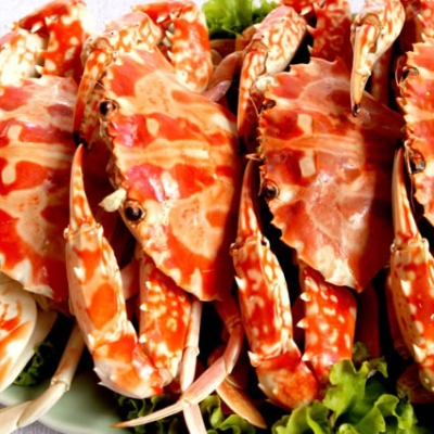 Cua/ghẹ hấp bia