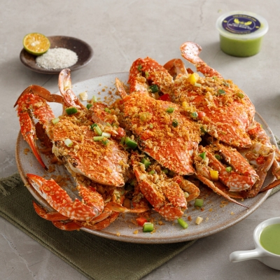 Cua/ghẹ rang muối 