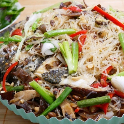 Cá mú chưng tương