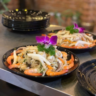 Gỏi nấm hải sản