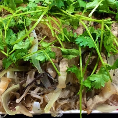 Cá mú hấp nấm