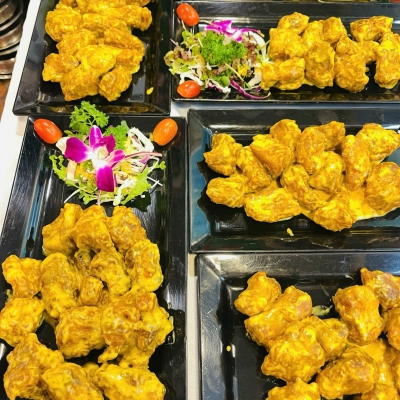 Sườn sốt trứng muối 
