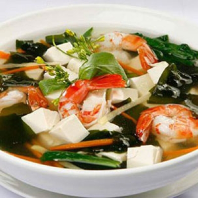 Súp hải sản rong biển