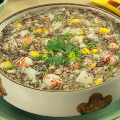 Súp hải sản tóc tiên 