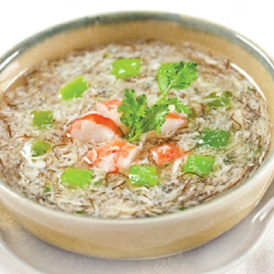 Súp tôm nấm đông cô